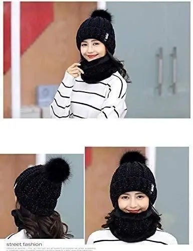 Unisex Woolen Cap Set Shoppingstore25